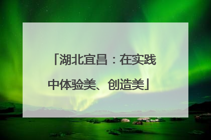 湖北宜昌：在实践中体验美、创造美