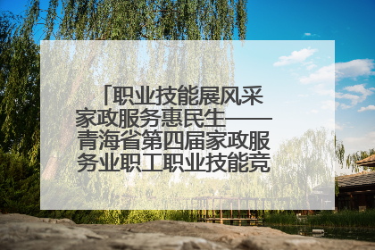 职业技能展风采 家政服务惠民生——青海省第四届家政服务业职工职业技能竞赛在大通举办