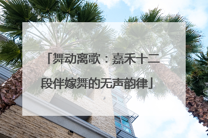 舞动离歌：嘉禾十二段伴嫁舞的无声韵律