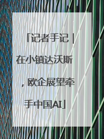 记者手记｜在小镇达沃斯，欧企展望牵手中国AI