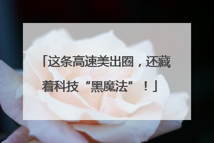这条高速美出圈，还藏着科技“黑魔法”！