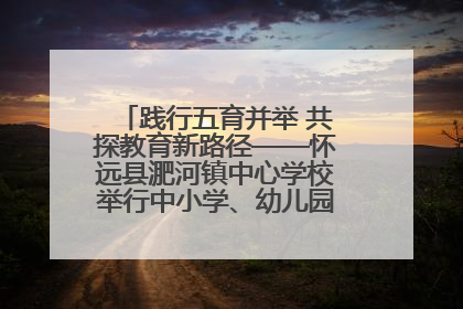 践行五育并举 共探教育新路径——怀远县淝河镇中心学校举行中小学、幼儿园班主任论坛活动