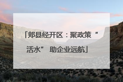 郏县经开区：聚政策“活水” 助企业远航