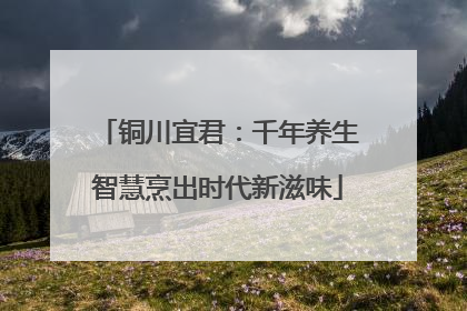 铜川宜君：千年养生智慧烹出时代新滋味