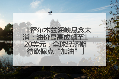 霍尔木兹海峡悬念未消：油价最高或飙至120美元，全球经济期待欧佩克“加油”