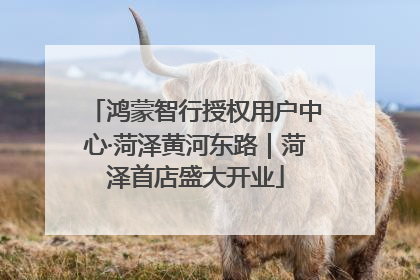 鸿蒙智行授权用户中心·菏泽黄河东路｜菏泽首店盛大开业