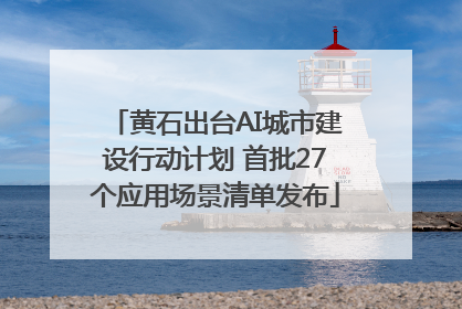 黄石出台AI城市建设行动计划 首批27个应用场景清单发布