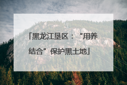 黑龙江垦区：“用养结合”保护黑土地