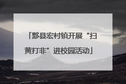 黟县宏村镇开展“扫黄打非”进校园活动